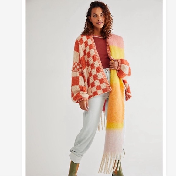 NWT Free People | Aldrin Checkered Cardigan | XS/S - Picture 7 of 16